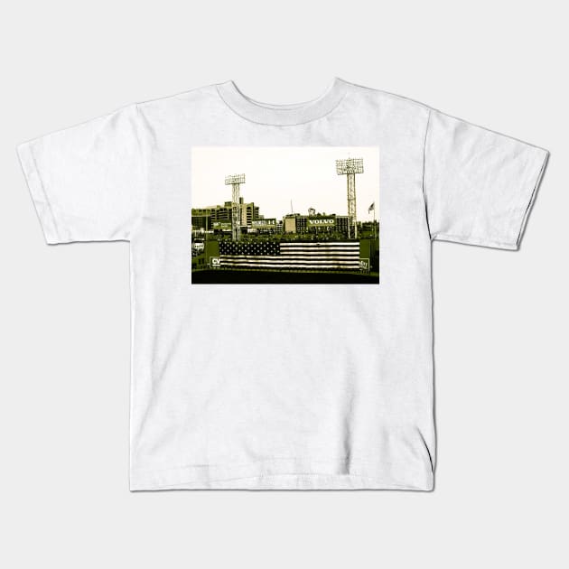 Fenway Park Kids T-Shirt by goldstreet